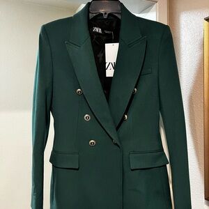 Zara Women's Green Blazer